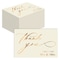 Better Office Products Wedding Thank You Cards in Metallic Gold W/Envelopes, 4in. x 6in. Blank Cards, 50PK 64644 - alternate 1